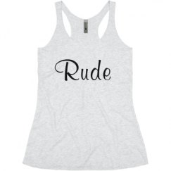 Ladies Slim Fit Super Soft Racerback Triblend Tank