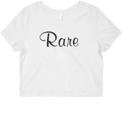 Ladies Slim Fit Crop Top Tee