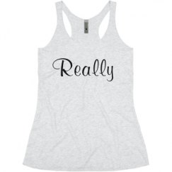 Ladies Slim Fit Super Soft Racerback Triblend Tank