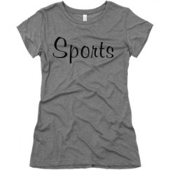 Ladies Slim Fit Super Soft Triblend Tee
