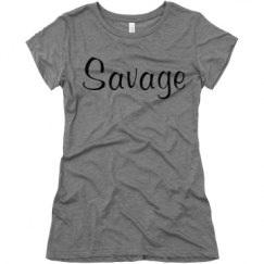 Ladies Slim Fit Super Soft Triblend Tee