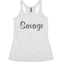 Ladies Slim Fit Super Soft Racerback Triblend Tank