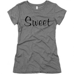 Ladies Slim Fit Super Soft Triblend Tee