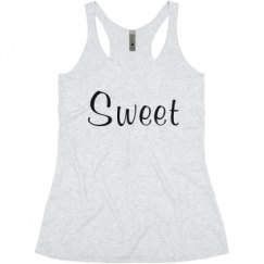 Ladies Slim Fit Super Soft Racerback Triblend Tank