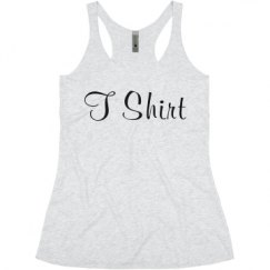 Ladies Slim Fit Super Soft Racerback Triblend Tank