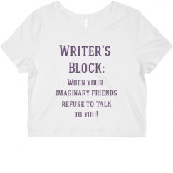 Ladies Slim Fit Crop Top Tee