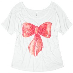 Sparkled Red Bow