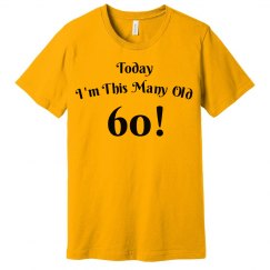 Today i'm this many old!