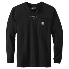 Unisex Carhartt Long Sleeve Henley Tee 