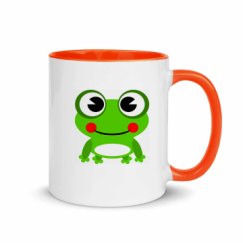 11oz Ceramic Mug with Color Inside