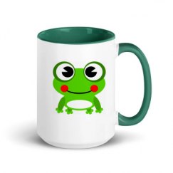 15oz Ceramic Mug with Color Inside