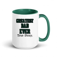 15oz Ceramic Mug with Color Inside