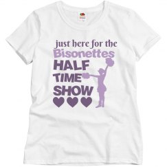 Just hear for halftime show- Drill