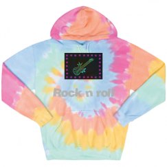 Unisex Tie-Dye Fleece Hoodie