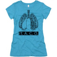 Ladies Slim Fit Super Soft Triblend Tee