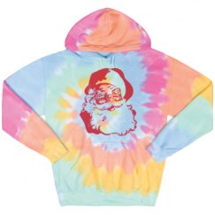Unisex Tie-Dye Fleece Hoodie