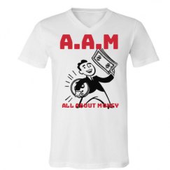 Unisex V-Neck Jersey Tee