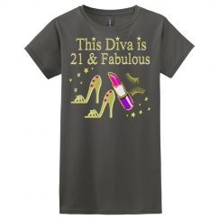 GLITZY GOLD 21 AND FABULOUS DIVA DESIGN