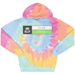 Unisex Tie-Dye Fleece Hoodie
