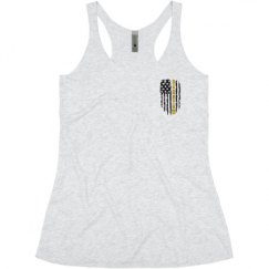 Ladies Slim Fit Super Soft Racerback Triblend Tank