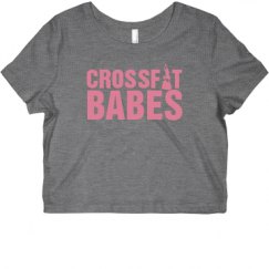 Ladies Slim Fit Crop Top Tee