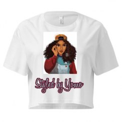 Ladies Festival Cali Crop Top Tee