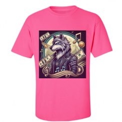 Unisex Ultra Cotton Safety Neon Crewneck Tee