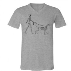 Unisex V-Neck Jersey Tee