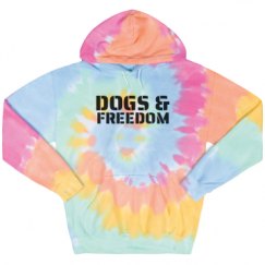 Unisex Tie-Dye Fleece Hoodie