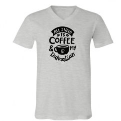 Unisex V-Neck Jersey Tee