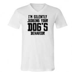 Unisex V-Neck Jersey Tee