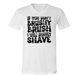 Unisex V-Neck Jersey Tee