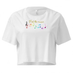 Ladies Festival Cali Crop Top Tee