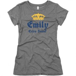 Ladies Slim Fit Super Soft Triblend Tee