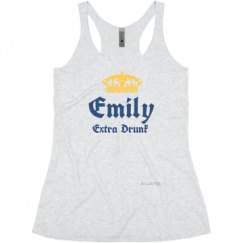 Ladies Slim Fit Super Soft Racerback Triblend Tank