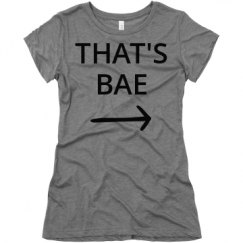 Ladies Slim Fit Super Soft Triblend Tee