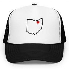 Heart Cleveland Ohio snapback