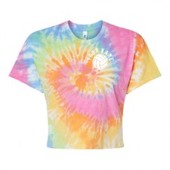Women's Tie Dye Crop Top Tee