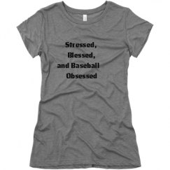 Ladies Slim Fit Super Soft Triblend Tee