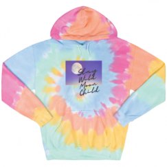 Unisex Tie-Dye Fleece Hoodie