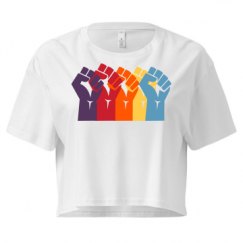 Ladies Festival Cali Crop Top Tee