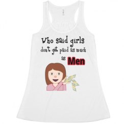 Ladies Flowy Racerback Tank