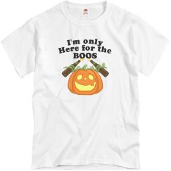 Halloween Here for Boos pink