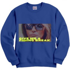 Unisex Film and Foil Crewneck Sweatshirt