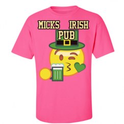 Unisex Ultra Cotton Safety Neon Crewneck Tee