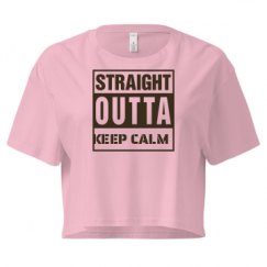 Ladies Festival Cali Crop Top Tee