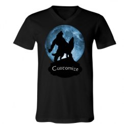 Unisex V-Neck Jersey Tee