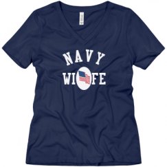 Ladies Relaxed Fit V-Neck Tee