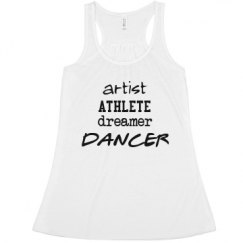 Ladies Flowy Racerback Tank