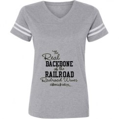 Ladies Relaxed Fit Vintage Sports Tee